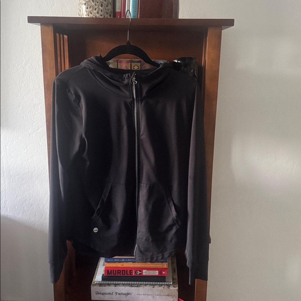 Women's Black Zip-Up Jacket